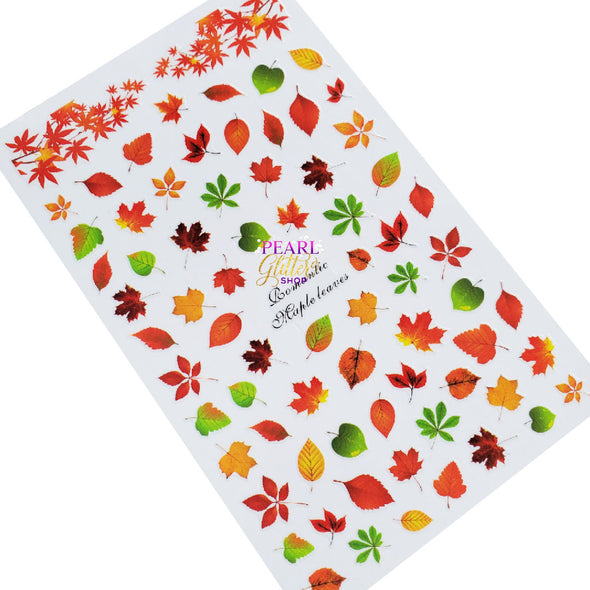 Nail Stickers- Maple Fall Leaves