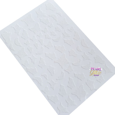Butterfly Nail Stickers- White