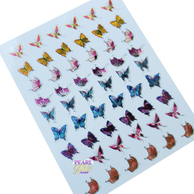 Butterfly Nail Stickers- Holographic #10