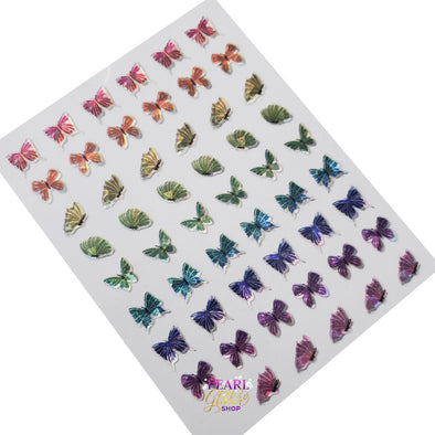 Butterfly Nail Stickers- Holographic #11