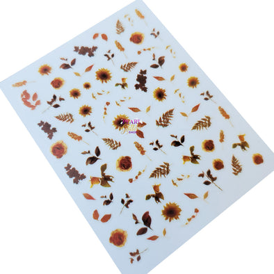Nail Stickers- Sunflower Flowers