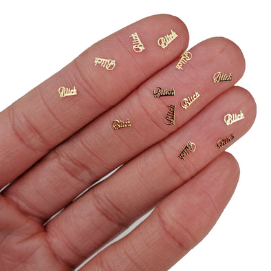 CC XL Pearl Gold Dangle Nail Charms – melanienails