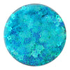Flower: Turquoise Glitter Shapes