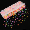 Bundle Set of 12 Mixed Glitter- Neon Stars & Hearts