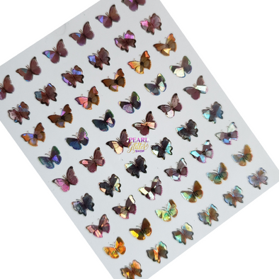 Butterfly Nail Stickers- Holographic #0