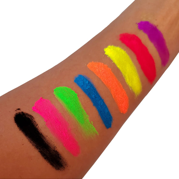 NEON PINK PIGMENT-loose pigment, eye shadow, 10g, makeup pigments, nail art pigments, cosmetic pigments, neon pigments, Black light, slime