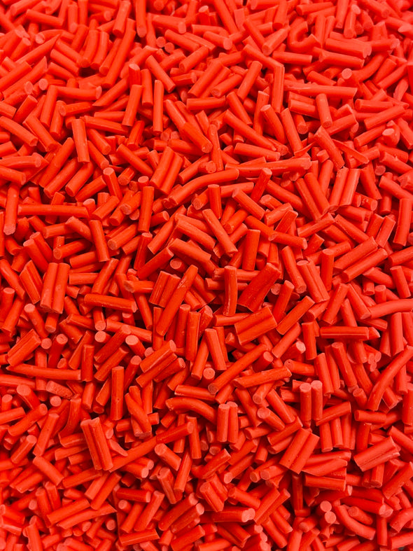 RED SPRINKLES Polymer Clay