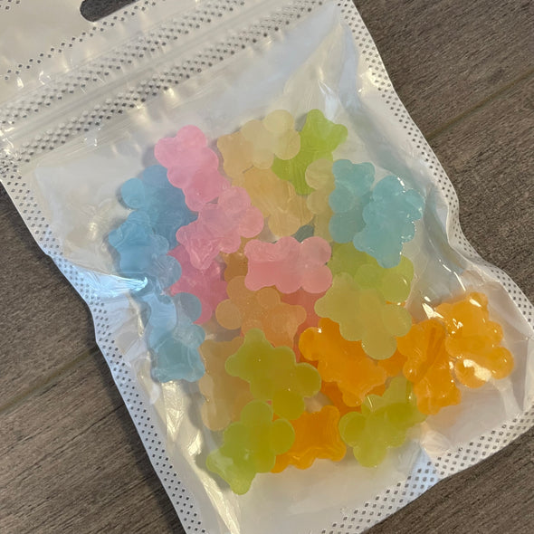 Solid Color Pastel Gummy Bears SET of 30